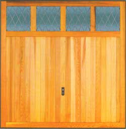 Up & Over Timber Infill Sample Door - Hörmann 2019 - Garage Light